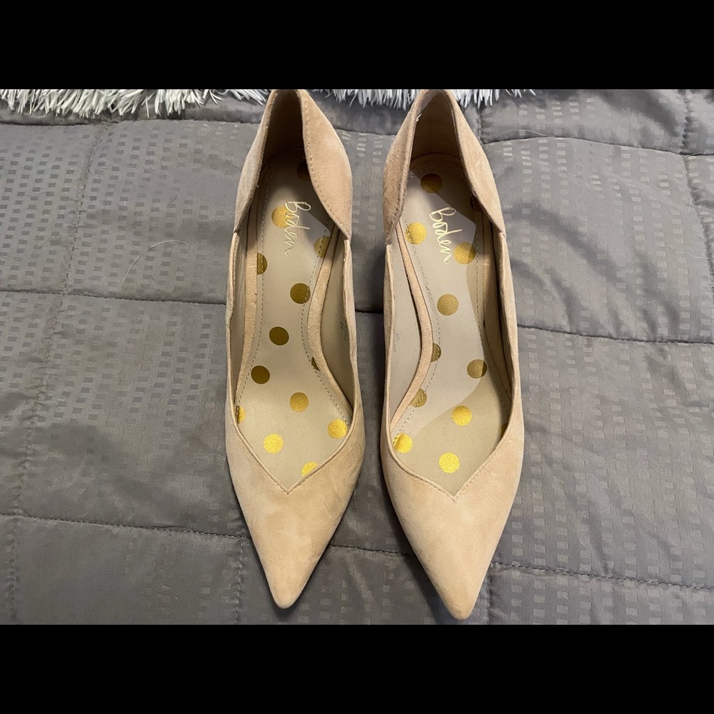 Boden light nude heels size 39